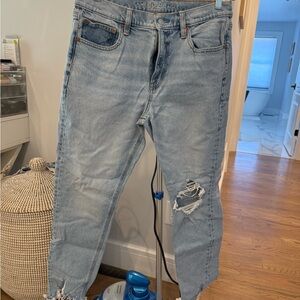 American Eagle Outfitters Light Blue High Rise Jeans